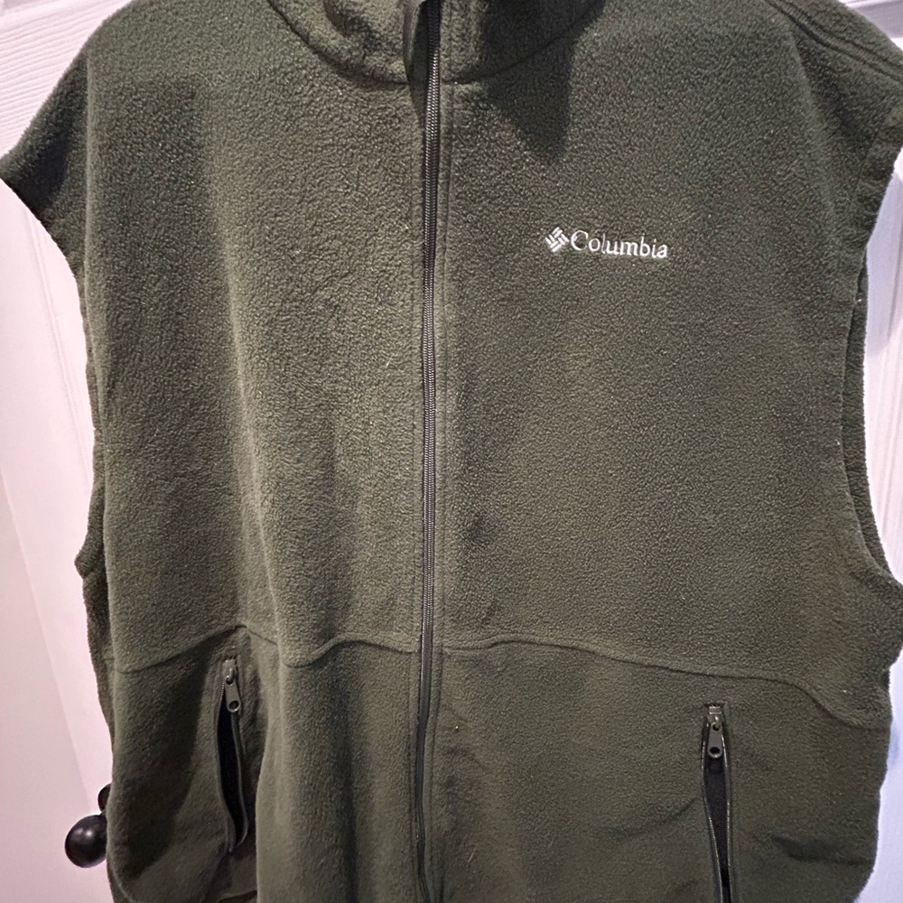 Columbia Olive Green Fleece Jacket